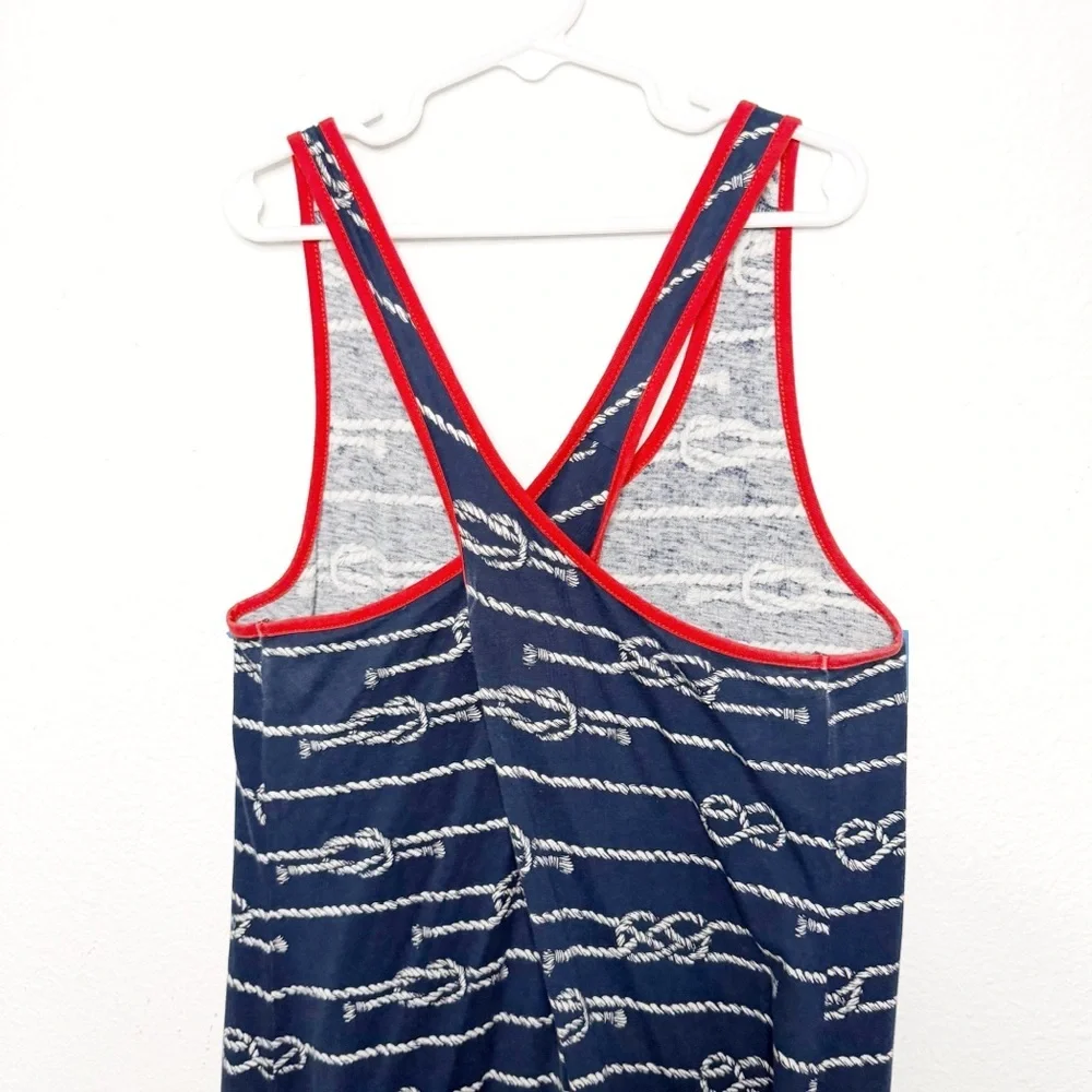 Polo Ralph Lauren big girls sleeveless crisscross nautical blue dress size XL